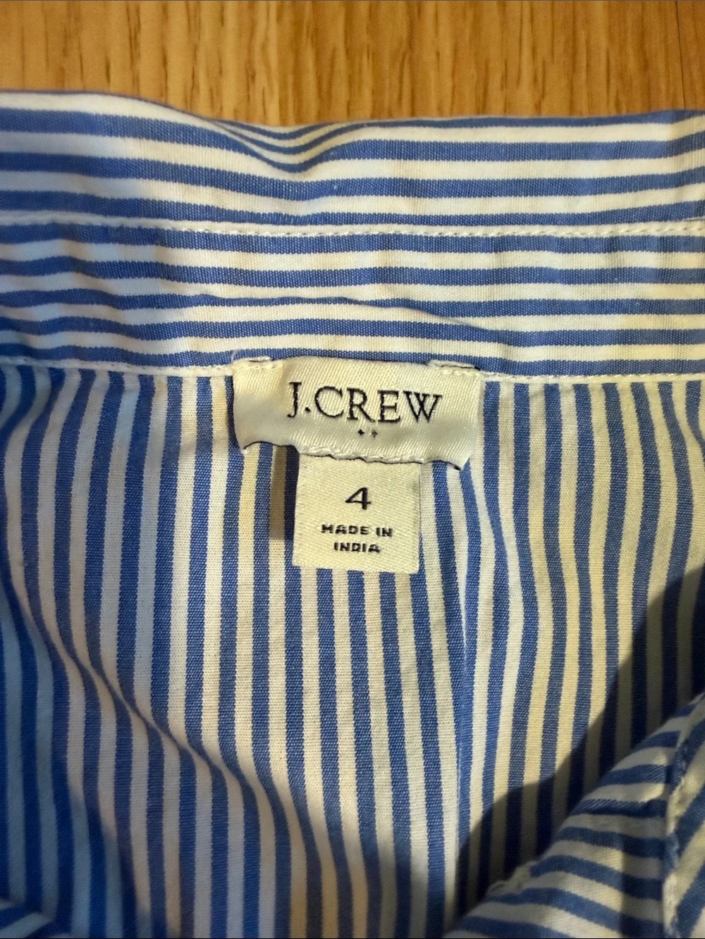 J.Crew Puff Sleeve Button Down Dress Size 4